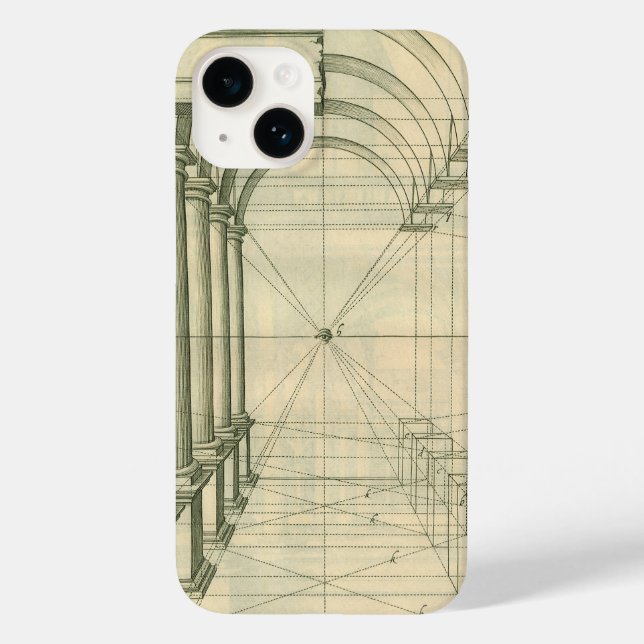 Arquitetura Vintage, Arches Colunas Perspectiva (Verso)