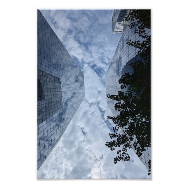 Arranha-céus de Nova York com foto artística de nu (Frente)