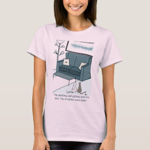 Arranhões de Camisetas Pet ou Camiseta Humana para