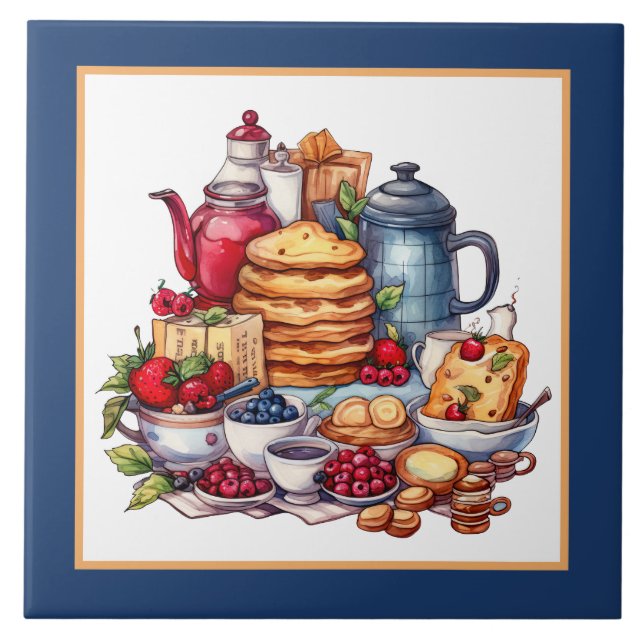 Arranjo confortável de cozinha para casa (Frente)