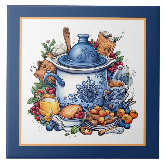 Arranjo confortável de cozinha para casa (Frente)