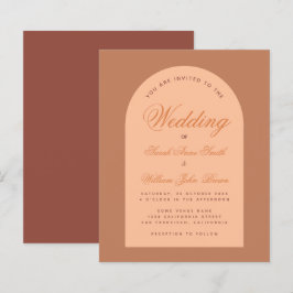 Arranjo de Casamento Simples Caligrafia Convite Ma
