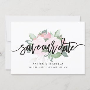 Arranjo Floral   Anúncio de Salve o Dia