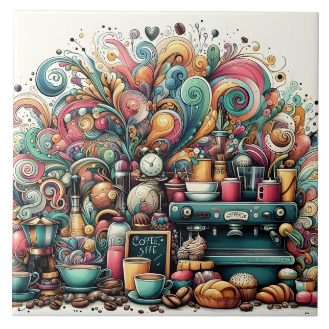 Arranjo para bares de compro para café (Frente)