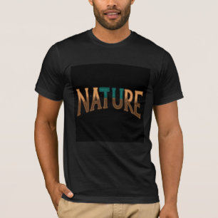 Arrastada na Natureza - Design de Camisa T ligada