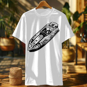 Arrastar Camisa De Corrida De Barcos Speed Jet H