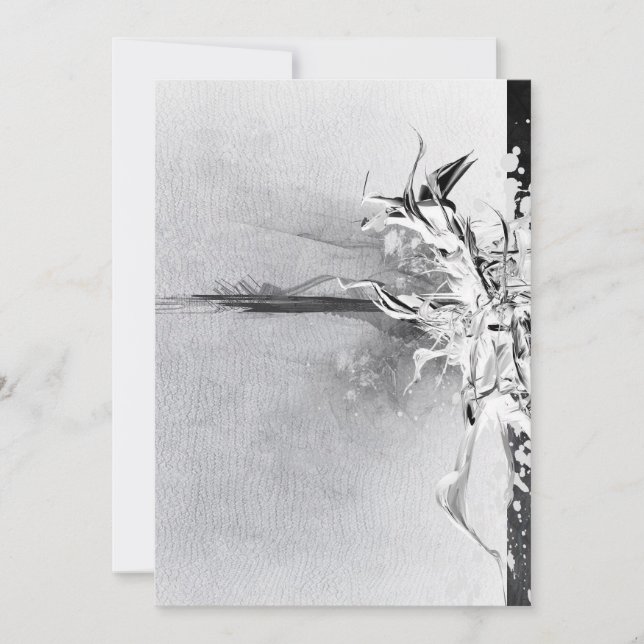 Arrastar e Soltar Convites de Casamento (Frente)