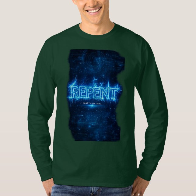 ARREPENDA-SE – Mateus 4:17 Camisa Manga Longa (Frente)