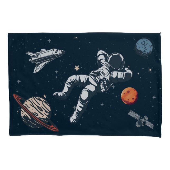 arrepio astronauta no espaço (Frente-Esquerda)