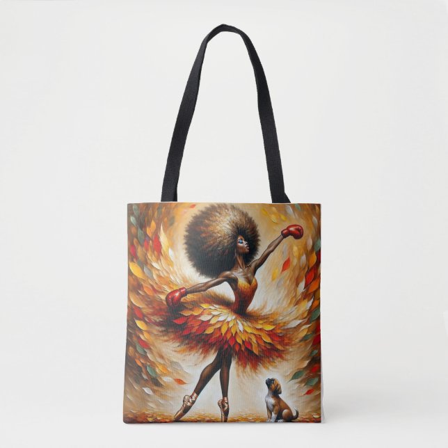 Arrepio de Resiliência Tote Bag (Frente)