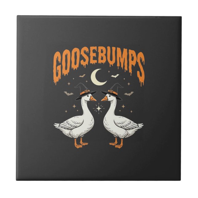 Arrepios de Bruxa de Ganso de Halloween Design Vet (Frente)
