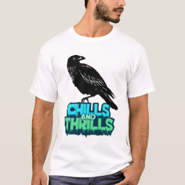 Arrepios e emoções Raven Spooky Camisa do Hallowee