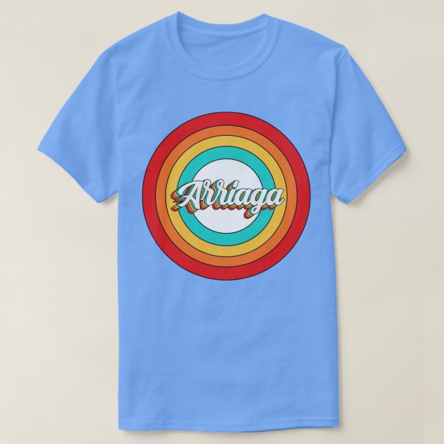 Arriaga Nome Camisa Vintage Arriaga Círculo (Frente do Design)