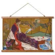 Arroz em tapeçaria roxa e Dourada