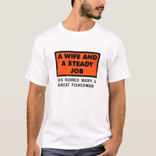 Arruinou um Grande Pescador Camiseta Divertida
