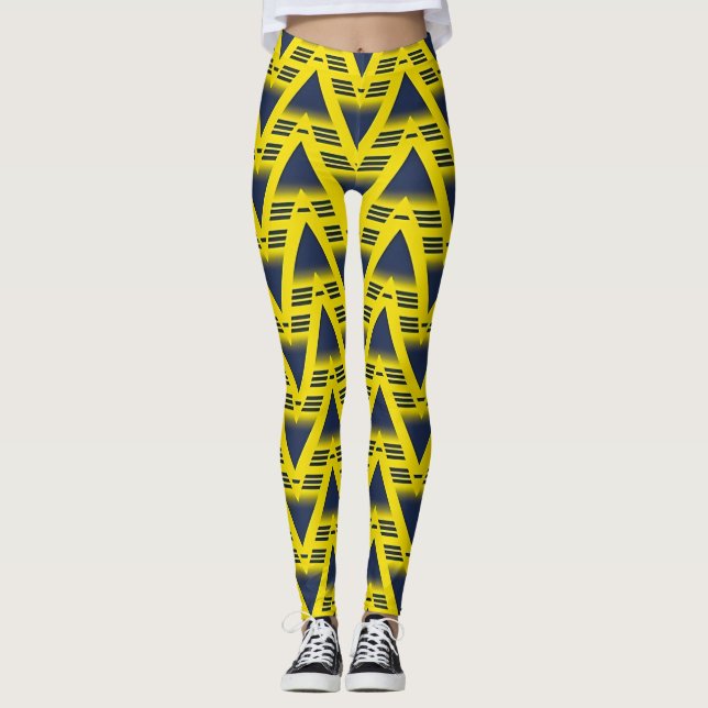 Arsenal Bruised Banana inspirou leggings (Frente)