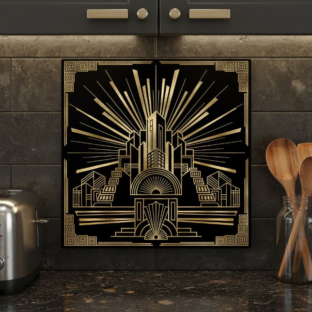 Art Deco Architectural Geometric Pat#7 ID1196 (Criador carregado)