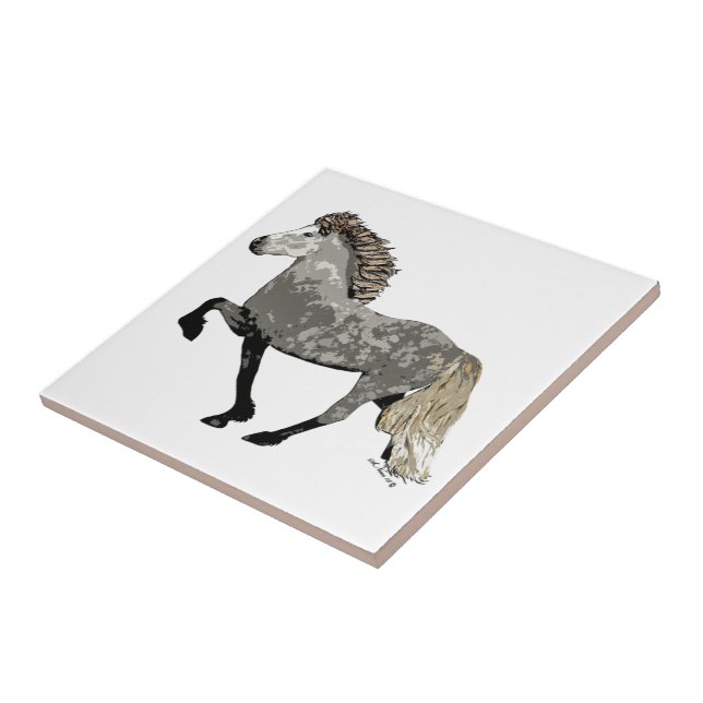 Art Deco Astrid Horse Islandês (Lateral)