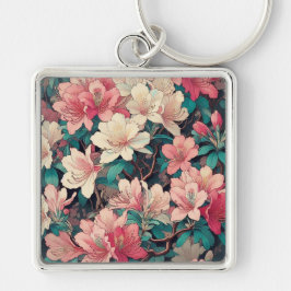 Art Deco Azalea Chaveiro