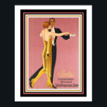 Art Deco, "Bally Chausacks", Poster 16 x 20<br><div class="desc">Belo vintage,  Art Deco,  propaganda para Bally Chausures. Poster mede 16 x 20 Joco Studio.</div>