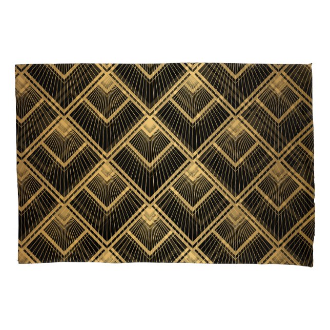 Art Deco Black Dourado: Geométrico (Frente)
