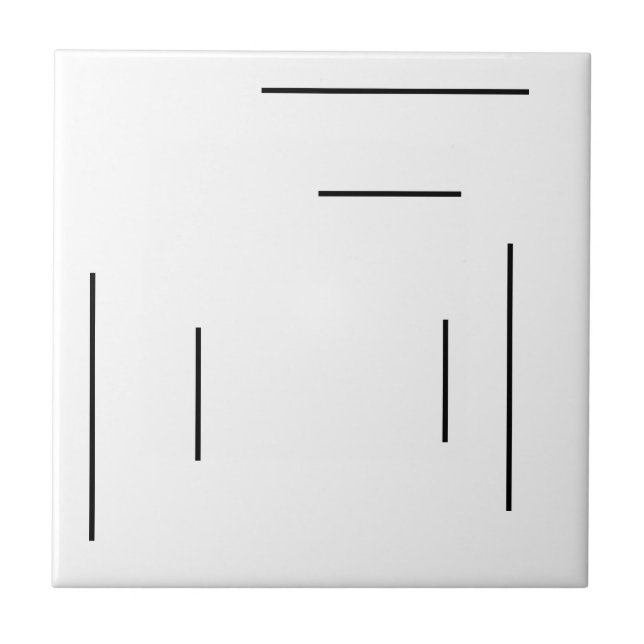 Art Deco Burst Match Cerâmica Azulejo (Frente)