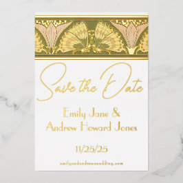 Art Deco Butterfly Calla Lily Salvar a Data