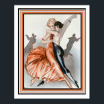 Art Deco "Dance Le Deux" 16 x 20 Poster<br><div class="desc">Dance Le Deux,  Poster de arte parisiense - 16 x 20</div>