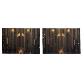 Art Deco Dourada Chuva Egípcia Art Standard