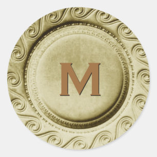 Art deco Dourado brilhante que Wedding a etiqueta