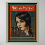 Art Deco Era Motion Picture Poster 16 x 20<br><div class="desc">Belo cobrir da Revista Cinematográfica. 16 x 20</div>