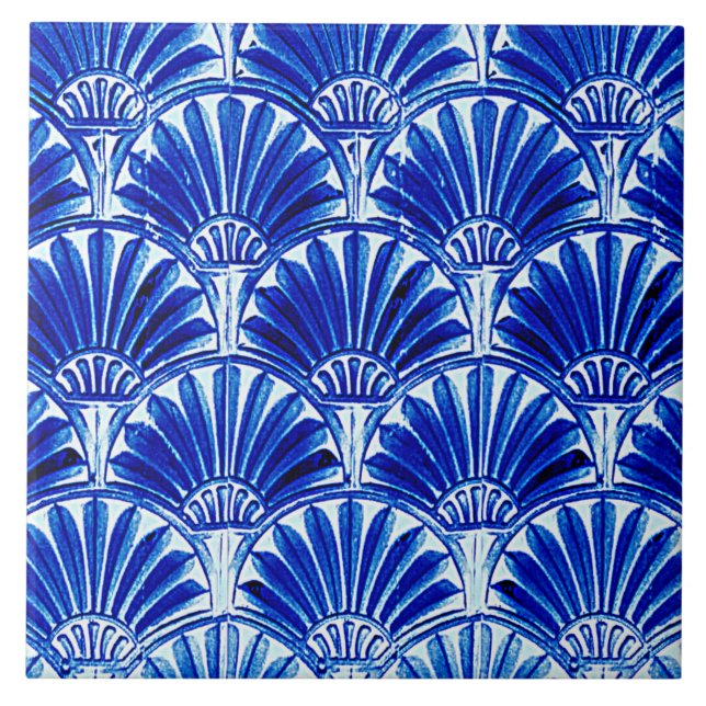 ART DECO FANS AZUL (Frente)