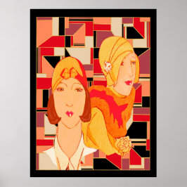 Art Deco Fashion Poster