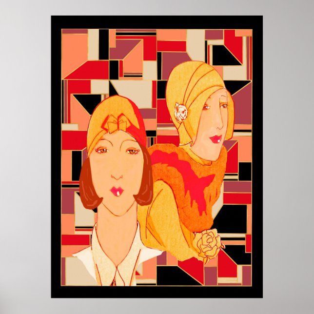 Art Deco Fashion Poster (Frente)