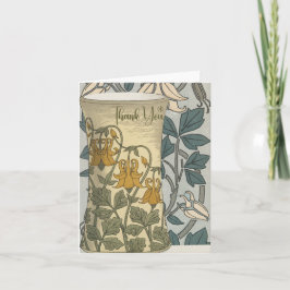 Art Deco Garden Vase Obrigado Notas