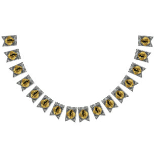 Art deco Gatsby do Flapper bandeira da estamenha