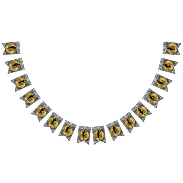 Art deco Gatsby do Flapper bandeira da estamenha (Todos)