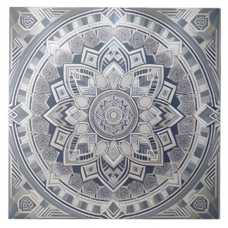 Art Deco Geométrico Círculos Linhas Todos os Cinza