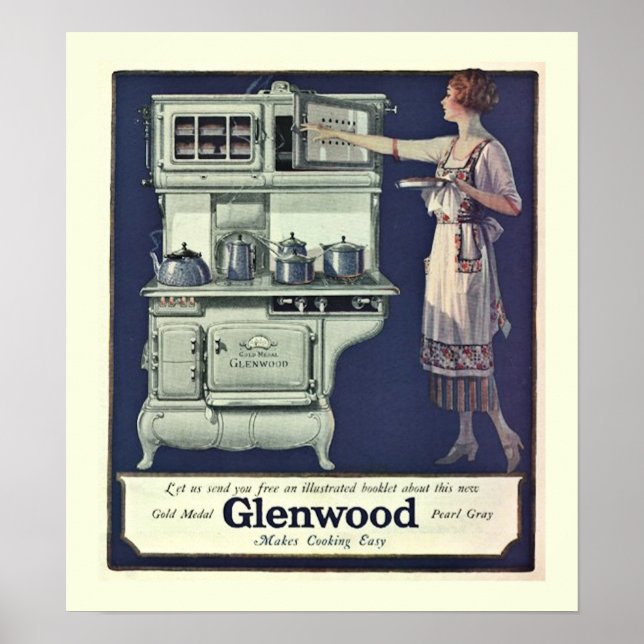 Art Deco Glenwood Stove Poster (Frente)