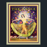 Art Deco "Glorificando a dança" Poster 16 x 20<br><div class="desc">O Poster Vintage Art Deco para o cobrir da revista Dance "Glorifying the Dance" mede 16 x 20</div>