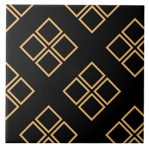 Art Deco Groups of 4 Ouros Diamouros on Black