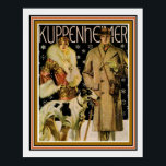 Art Deco Kuppenheimer Ad Poster 16 x 20<br><div class="desc">Excelente Vintage Art Deco Advertisement para Kuppenheimer 16 x 20</div>
