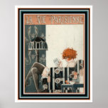 Art Deco La Vie Parisienne 16 x 20 Poster<br><div class="desc">La Vie Parisenne 16 x 20 Art Deco Poster. Veja Minha Coleção para outros Impressões Franceses Deco.</div>