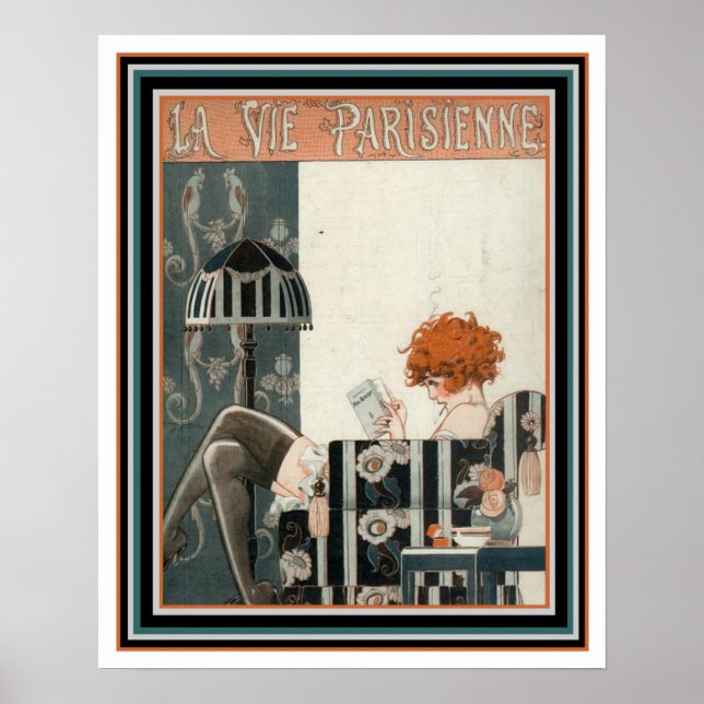 Art Deco La Vie Parisienne 16 x 20 Poster (Frente)