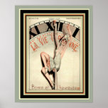 Art Deco La Vie Parisienne 16 x 20 Poster<br><div class="desc">Bonne et Heureuses Art Deco Poster 16 x 20</div>
