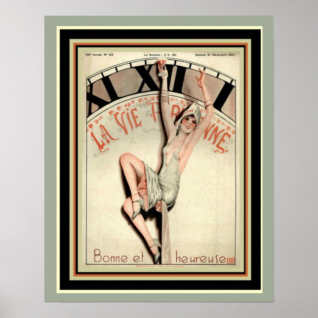 Art Deco La Vie Parisienne 16 x 20 Poster (Frente)