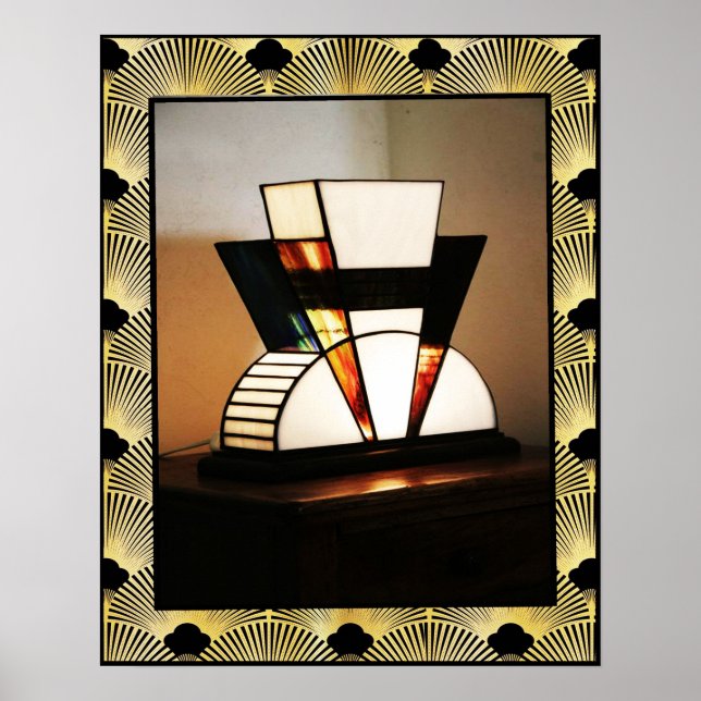 Art Deco Lamp Poster (Frente)