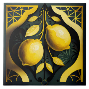 Art Deco Lemons