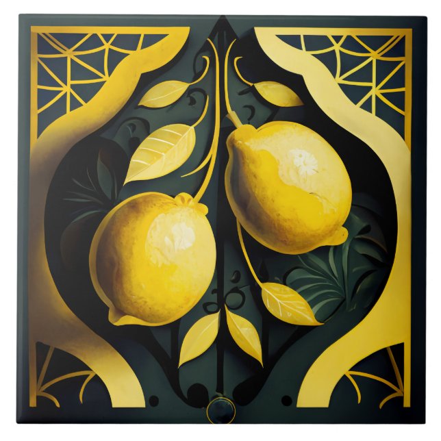 Art Deco Lemons (Frente)