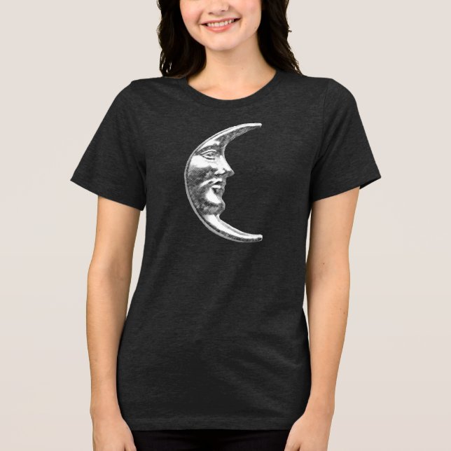 Art Deco Moon - Prata Brutada (Frente)